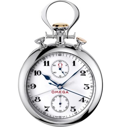 Omega Specialities Montre de poche olympique 1932 70 mm, or blanc 5110.20.00
