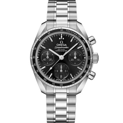 Omega Speedmaster 38 38 mm, acier sur acier 324.30.38.50.01.001