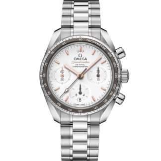Omega Speedmaster 38 38 mm, acier sur acier 324.30.38.50.02.001