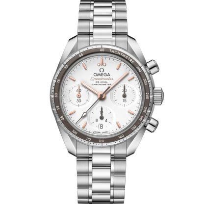 Omega Speedmaster 38 38 mm, acier sur acier 324.30.38.50.02.001