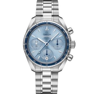 Omega Speedmaster 38 38 mm, acier sur acier 324.30.38.50.03.001