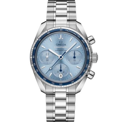 Omega Speedmaster 38 38 mm, acier sur acier 324.30.38.50.03.001