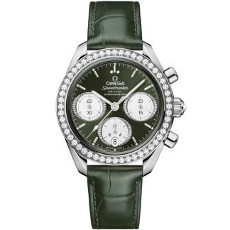 Omega Speedmaster 38 38 mm, acier sur alligator 324.18.38.50.60.001