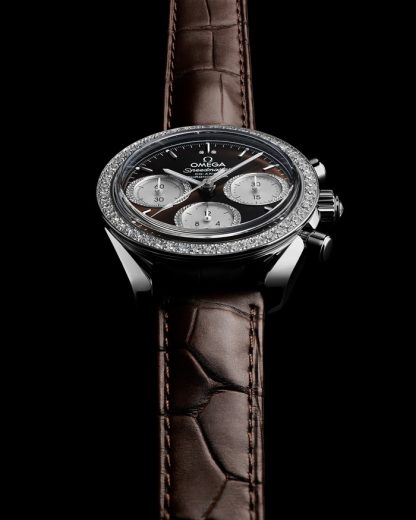 Omega Speedmaster 38 38 mm, acier sur alligator 324.18.38.50.63.001 – Image 6