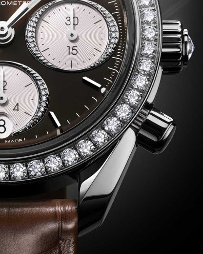 Omega Speedmaster 38 38 mm, acier sur alligator 324.18.38.50.63.001 – Image 8