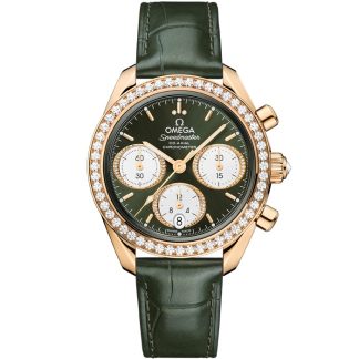 Omega Speedmaster 38 38 mm, or Moonshine™ sur alligator 324.58.38.50.60.001