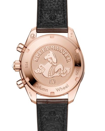 Omega Speedmaster 38 38 mm, or Sedna™ sur alligator 324.58.38.50.63.001 – Image 2