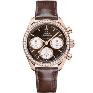 Omega Speedmaster 38 38 mm, or Sedna™ sur alligator 324.58.38.50.63.001