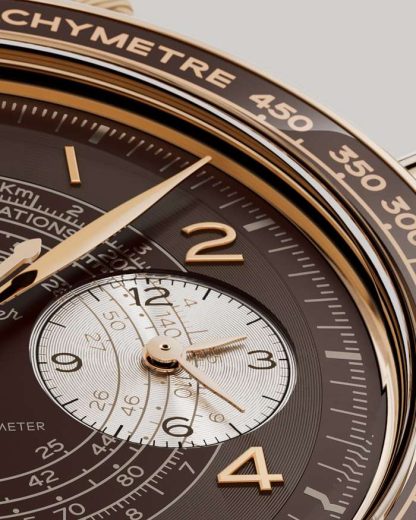 Omega Speedmaster Chronoscope 43 mm, Bronze gold sur bracelet en cuir 329.92.43.51.10.001 – Image 4