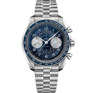 Omega Speedmaster Chronoscope 43 mm, acier sur acier 329.30.43.51.03.001