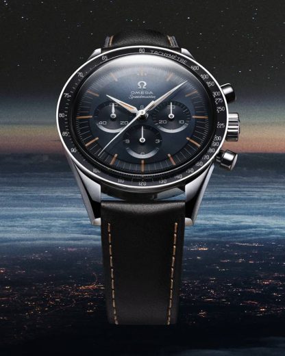 Omega Speedmaster First OMEGA in Space 39,7 mm, acier sur bracelet en cuir 310.32.40.50.06.001 – Image 4