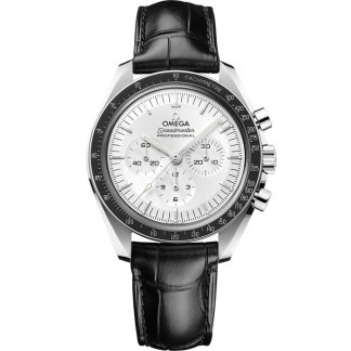 Omega Speedmaster Moonwatch Professional 42 mm, Canopus Gold™ sur bracelet en cuir 310.63.42.50.02.001