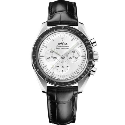 Omega Speedmaster Moonwatch Professional 42 mm, Canopus Gold™ sur bracelet en cuir 310.63.42.50.02.001
