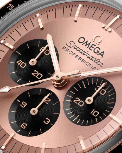 Omega Speedmaster Moonwatch Professional 42 mm, acier - or « Sedna™ » sur alligator 310.23.42.50.99.001 – Image 4