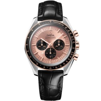 Omega Speedmaster Moonwatch Professional 42 mm, acier - or « Sedna™ » sur alligator 310.23.42.50.99.001