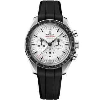 Omega Speedmaster Moonwatch Professional 42 mm, acier sur bracelet caoutchouc 310.32.42.50.04.001
