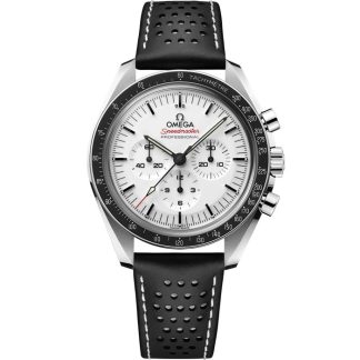 Omega Speedmaster Moonwatch Professional 42 mm, acier sur bracelet en cuir 310.32.42.50.04.002