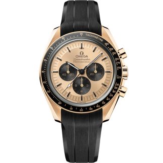 Omega Speedmaster Moonwatch Professional 42 mm, or Moonshine™ sur bracelet caoutchouc 310.62.42.50.99.001