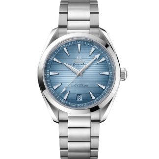 Omega Summer Blue Seamaster Aqua Terra 150M 41 mm, acier sur acier 220.10.41.21.03.005