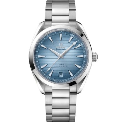 Omega Summer Blue Seamaster Aqua Terra 150M 41 mm, acier sur acier 220.10.41.21.03.005
