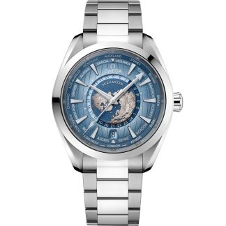 Omega Summer Blue Seamaster Aqua Terra 150M 43 mm, acier sur acier 220.10.43.22.03.002
