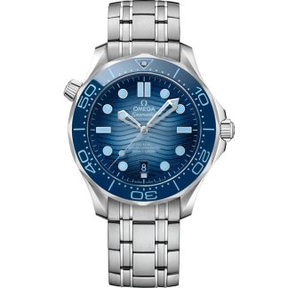 Omega Summer Blue Seamaster Diver 300M 42 mm, acier sur acier 210.30.42.20.03.003