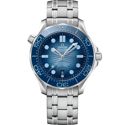 Omega Summer Blue Seamaster Diver 300M 42 mm, acier sur acier 210.30.42.20.03.003