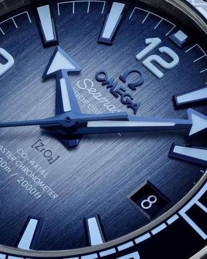 Omega Summer Blue Seamaster Planet Ocean 600M 39,5 mm, acier sur acier 215.30.40.20.03.002 – Image 3