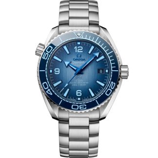 Omega Summer Blue Seamaster Planet Ocean 600M 39,5 mm, acier sur acier 215.30.40.20.03.002