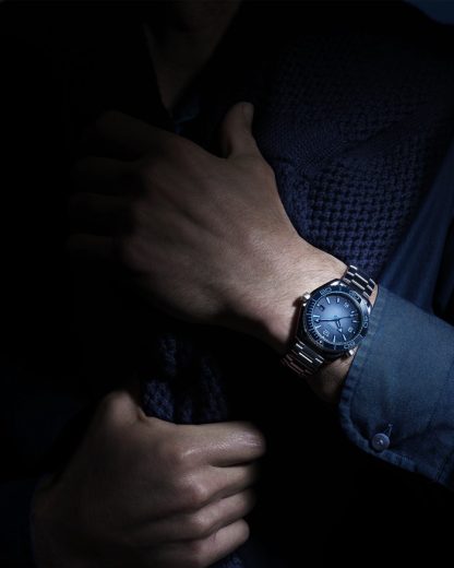 Omega Summer Blue Seamaster Planet Ocean 600M 39,5 mm, acier sur acier 215.30.40.20.03.002 – Image 5