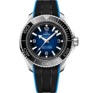 Omega Ultra Deep Seamaster Planet Ocean 6000M 45,5 mm, O-MEGASTEEL sur bracelet caoutchouc 215.32.46.21.03.001