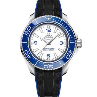 Omega Ultra Deep Seamaster Planet Ocean 6000M 45,5 mm, O-MEGASTEEL sur bracelet caoutchouc 215.32.46.21.04.001