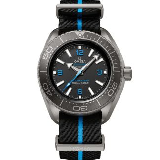 Omega Ultra Deep Seamaster Planet Ocean 6000M 45,5 mm, titane sur bracelet NATO 215.92.46.21.01.001