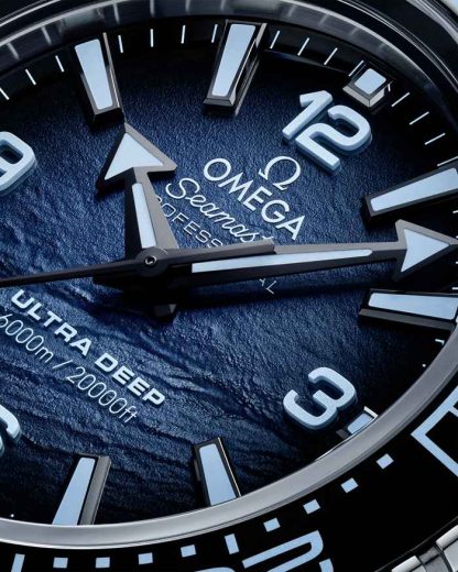 Omega Ultra Deep Summer Blue Seamaster Planet Ocean 6000M 45,5 mm, O-MEGASTEEL sur O-MEGASTEEL 215.30.46.21.03.002 – Image 4