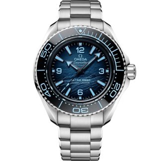 Omega Ultra Deep Summer Blue Seamaster Planet Ocean 6000M 45,5 mm, O-MEGASTEEL sur O-MEGASTEEL 215.30.46.21.03.002
