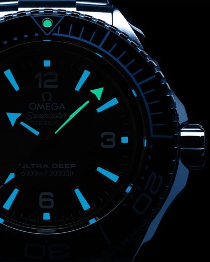 Omega Ultra Deep Summer Blue Seamaster Planet Ocean 6000M 45,5 mm, O-MEGASTEEL sur O-MEGASTEEL 215.30.46.21.03.002 – Image 6