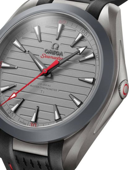 Omega Ultra Light Seamaster Aqua Terra 150M 41 mm, titane sur bracelet caoutchouc 220.92.41.21.06.001 – Image 3