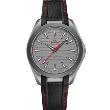 Omega Ultra Light Seamaster Aqua Terra 150M 41 mm, titane sur bracelet caoutchouc 220.92.41.21.06.001